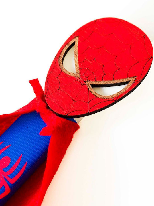Λαμπάδα Spiderman Πλακέ Αρωματική Λευκή