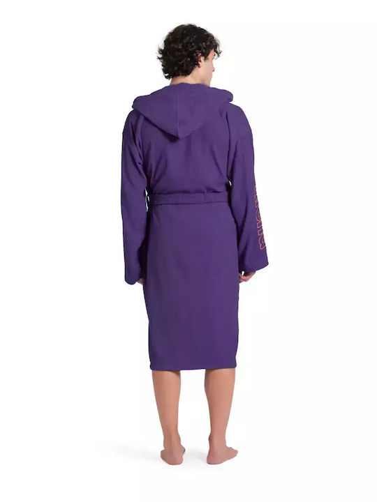 Adult Cotton Bathrobe Arena Zeppelin Light Robe Violet 009019930 Purple