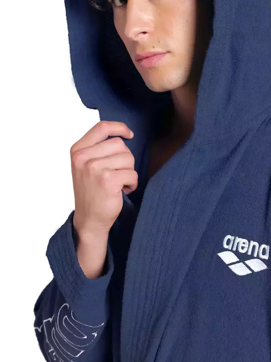 Arena Zeppelin Light Robe Μπουρνούζι 009019710 Μπλε Βαμβακερό