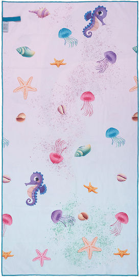 Beauty Home Πετσέτα Microfiber Σώματος Τιρκουάζ 140x70εκ.