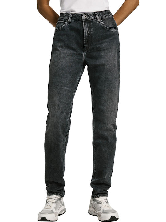 Violet Γυναικείο Jean Παντελόνι σε Tapered Γραμμή Black