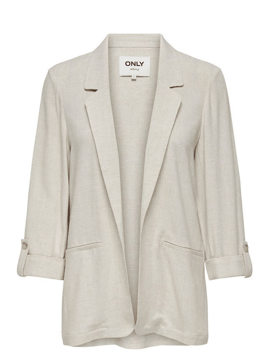 Only Siesta Lung Blazer pentru femei Sacou Beige Only Siesta Lung Blazer pentru femei Sacou Beige