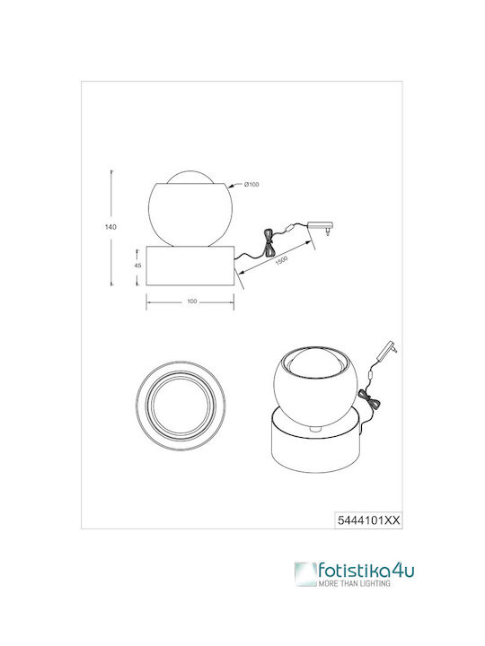 Trio Lighting Διακοσμητικό Φωτιστικό LED Ρυθμιζόμενο Λευκό
