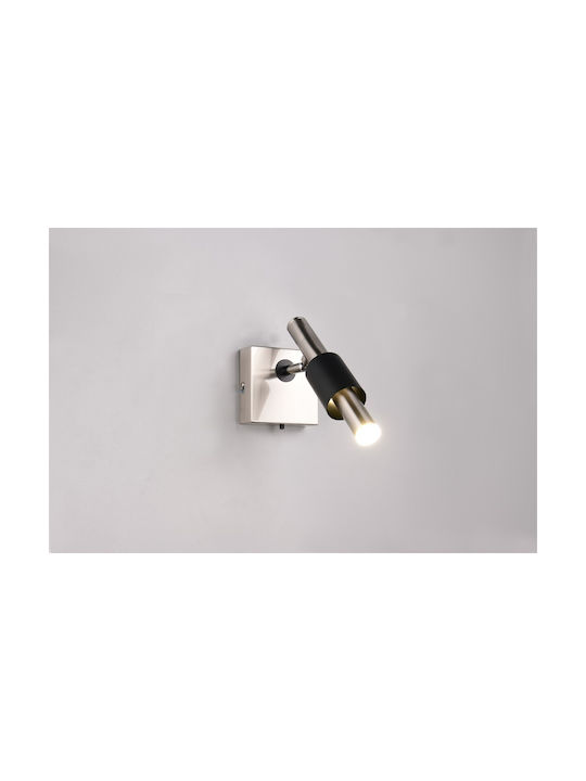 Trio Lighting Einzel Spot in Silber Farbe