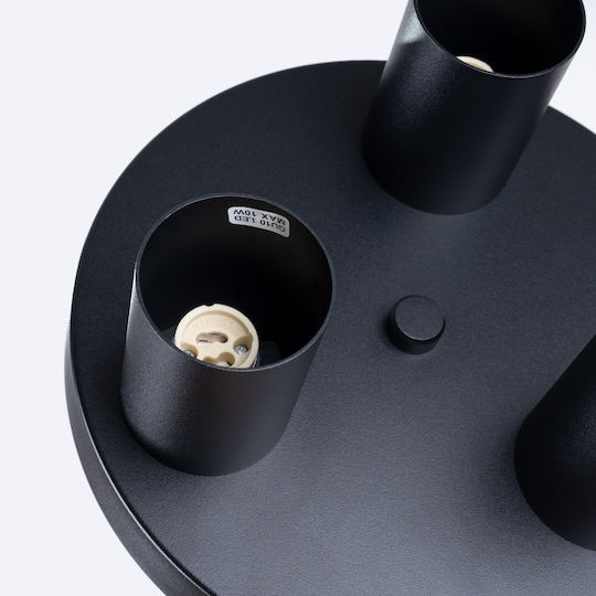 Sollux Triple Spot with Socket GU10 in Black Color