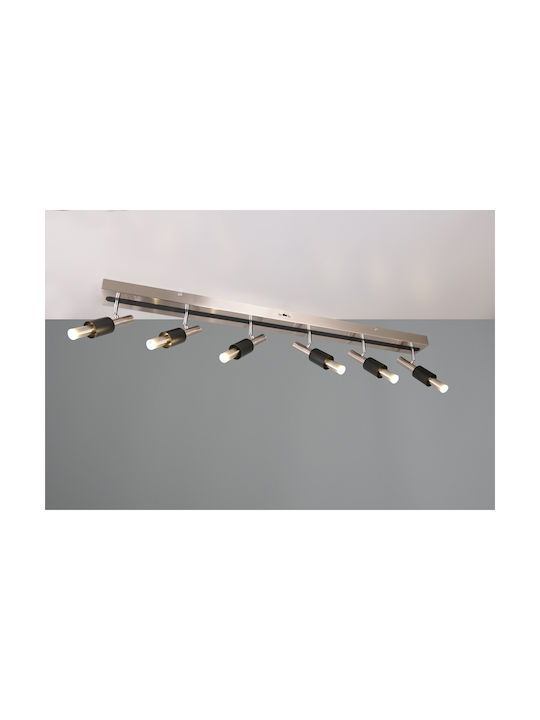 Trio Lighting Spot with 6 Lights in Silver Color
