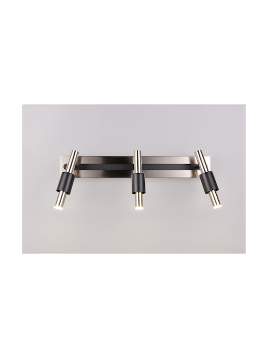 Trio Lighting Triplu Spot în Culoare Argintiu