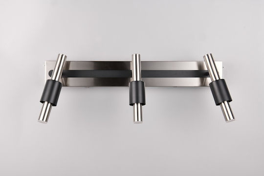 Trio Lighting Triple Spot in Silver Color