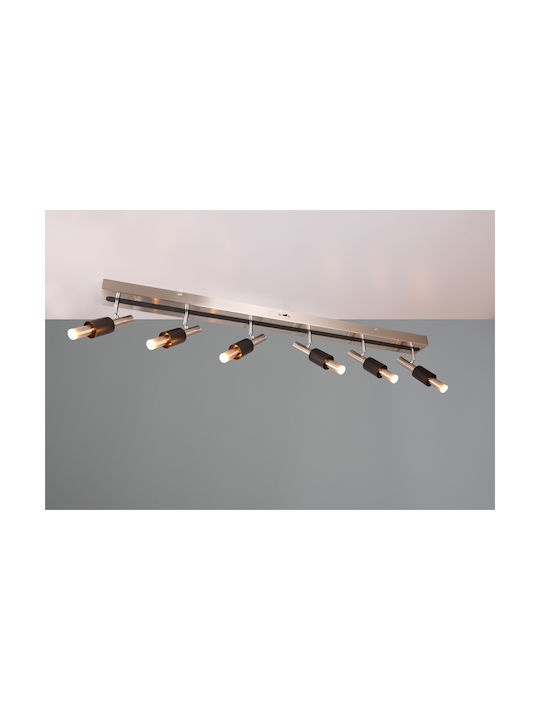 Trio Lighting Spot with 6 Lights in Silver Color