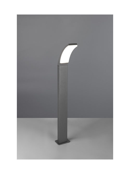 Trio Lighting Φωτιστικό Κολωνάκι Εξωτερικού Χώρου με Φυσικό Λευκό Φως Γκρι