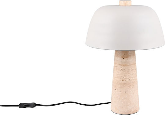 Trio Lighting Tischlampe mit Gray Schirm und Basis