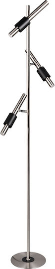 Trio Lighting Floor Lamp Silver