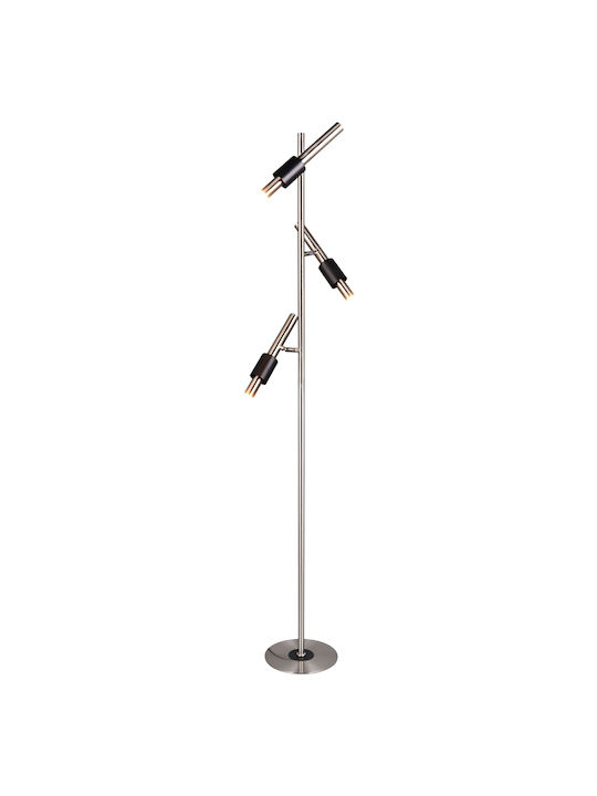 Trio Lighting Stehleuchte Silber