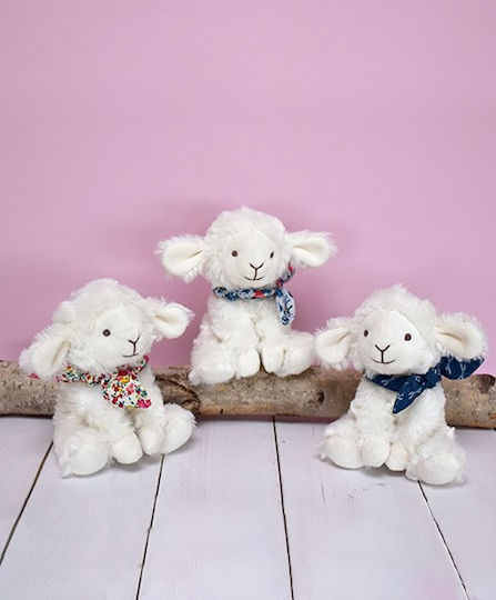 Doudou et Compagnie Λούτρινο Bluey μπλέ φουλάρι 12 εκ.