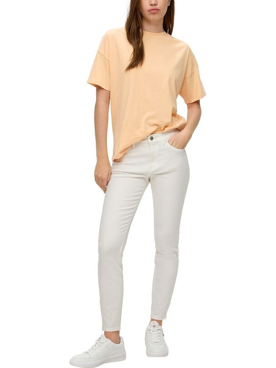 Women's Jean Trousers in Slim Fit White