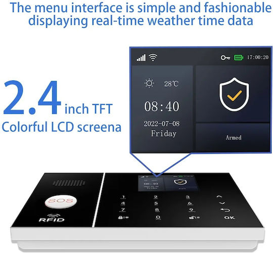 PGST Drahtlos Alarmsystem (Wi-Fi)