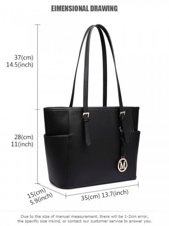 Damentasche Tote Handtasche Schwarz