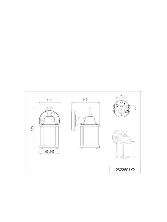 Trio Lighting 2622601 Trio Lighting 2622601