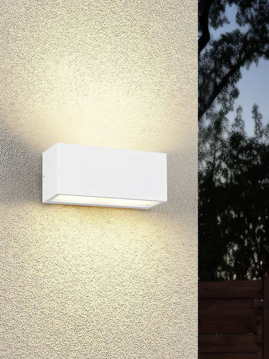 Trio Lighting Επιτοίχιο Εξωτερικό Φωτιστικό Λευκό