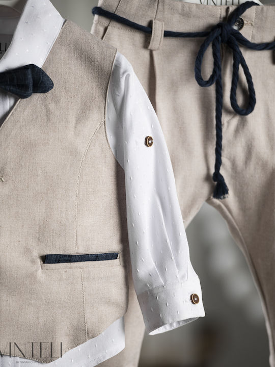 Vinte li Baptism Suit White