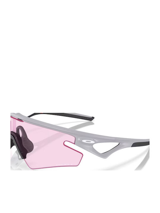 Oakley Sphaera Sunglasses Gray with Acetate Frame & Pink Lens