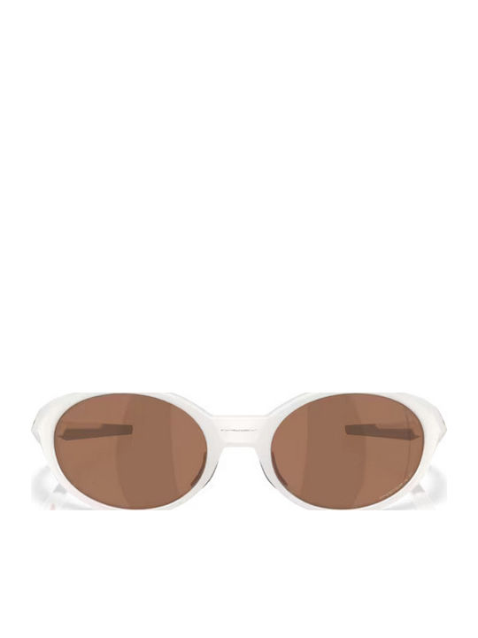 Oakley Redux Men's Sunglasses with White Plastic Frame and Brown Lens OO9438-24