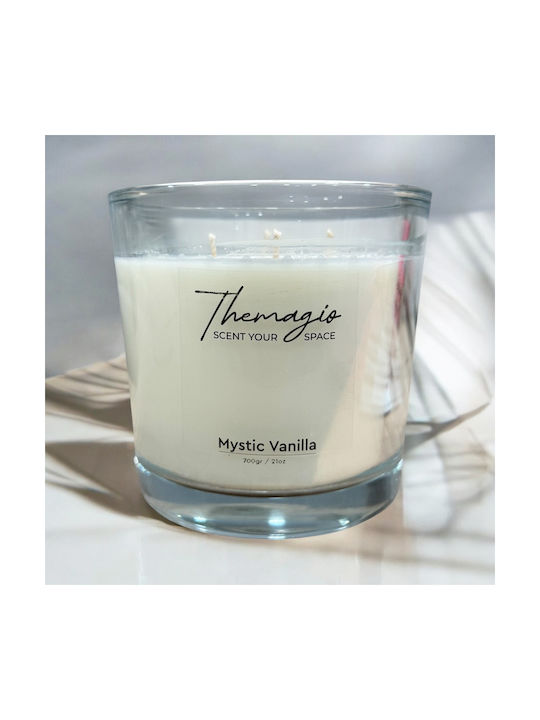 Themagio Lumânare Aromatică din Soia în Borcan cu Miros de Vanilie 700gr
