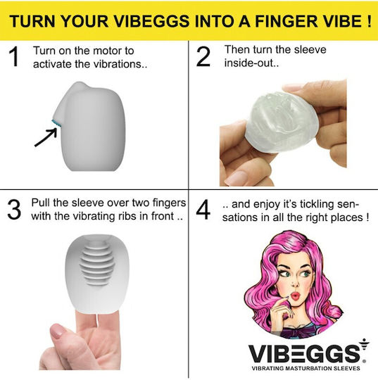 Vibeggs Masturbator με Δόνηση