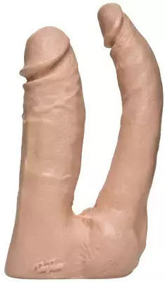 Doc Johnson The Naturals Double Penetrator Διπλό Dildo Vanilla 15cm