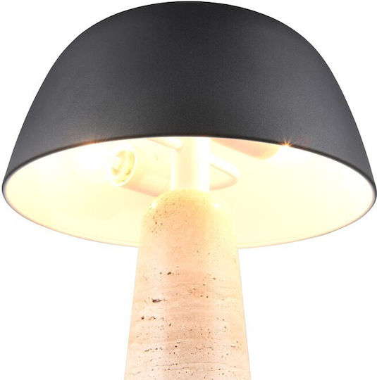 Trio Lighting Table Lamp with Black Shade and Base
