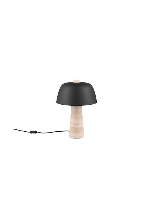 Trio Lighting Table Lamp with Black Shade and Base