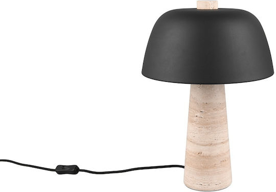 Trio Lighting Table Lamp with Black Shade and Base