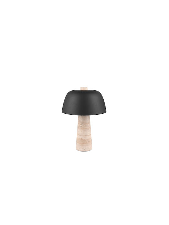 Trio Lighting Table Lamp with Black Shade and Base