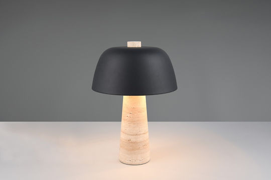 Trio Lighting Table Lamp with Black Shade and Base
