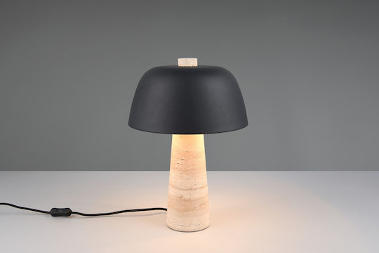Trio Lighting Table Lamp with Black Shade and Base