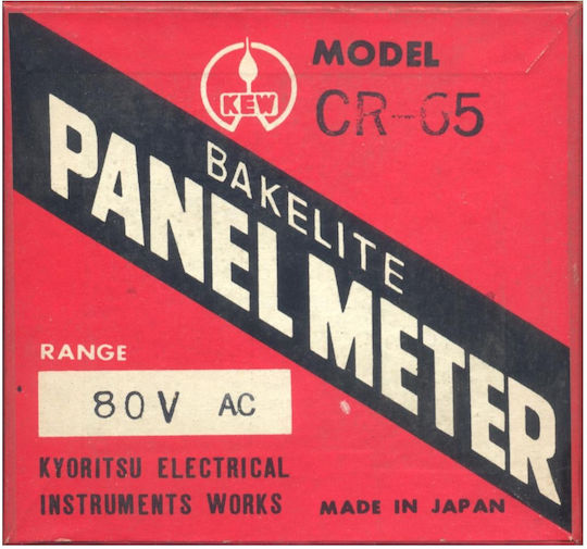 Kyoritsu Analoges Spannungsmessgerät für Elektroschrank Einphasen B40B45
