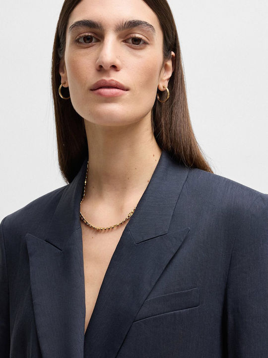 Boss Jaleto8 Women's Blazer Dark Blue