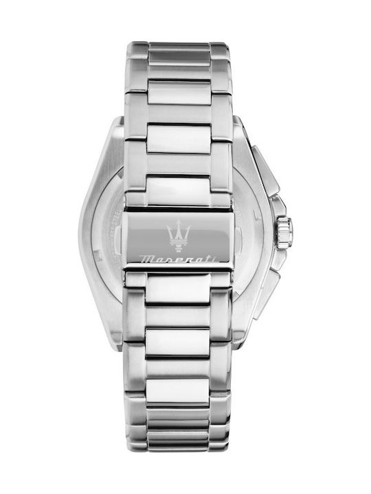Maserati Men's Watch 43mm Chronograph Battery with White Metal Bracelet