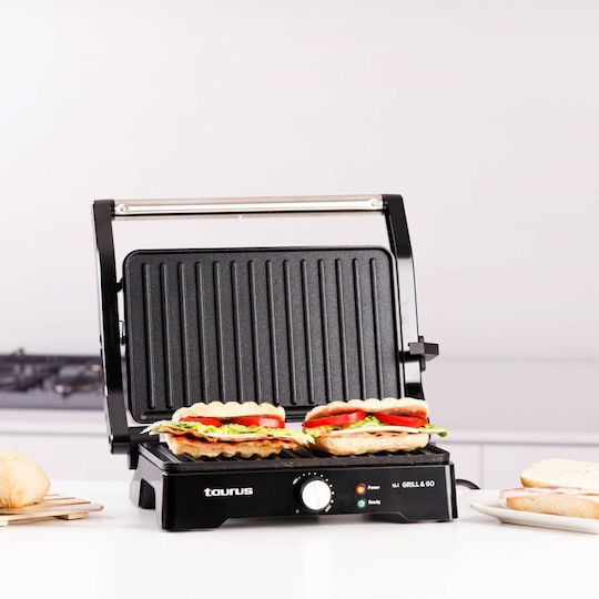 Taurus Τοστιέρα Γκριλιέρα 1500W Inox