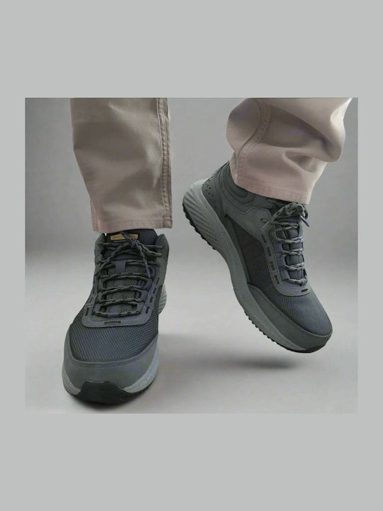 Skechers Încălțăminte De Drumeție Pentru Bărbați Tip Botine Impermeabil Gri