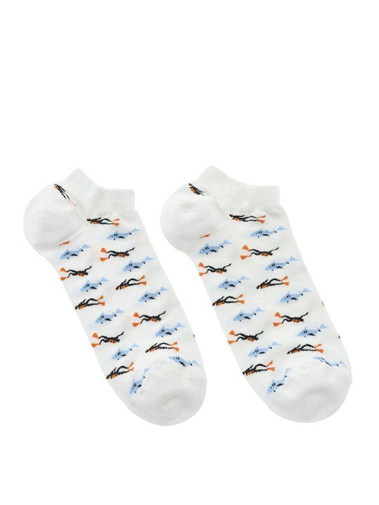 Walk Men's Socks White
