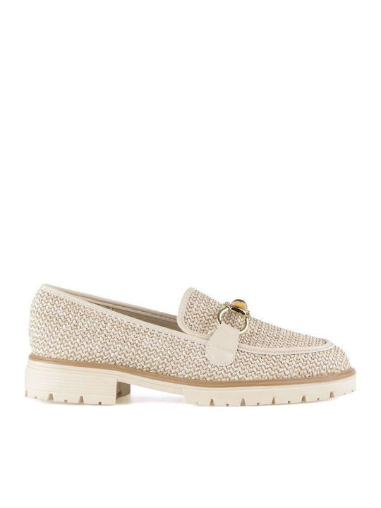 Γυναικεία Loafers σε Μπεζ Χρώμα
