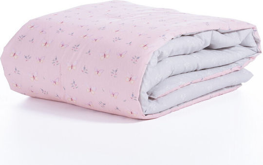 Nef-Nef Homeware Cotton Baby Quilt Wings Of Joy 110x140cm Pink