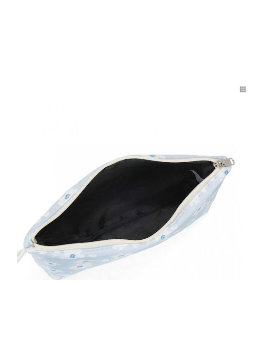 Miss Lulu Multi-functional Charming Print Cosmetic Bag & Storage Bag Travel Everyday Use Blue