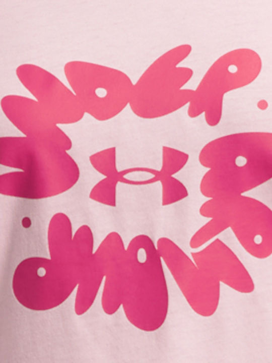 Kinder-T-Shirt Red Wordmark Ss