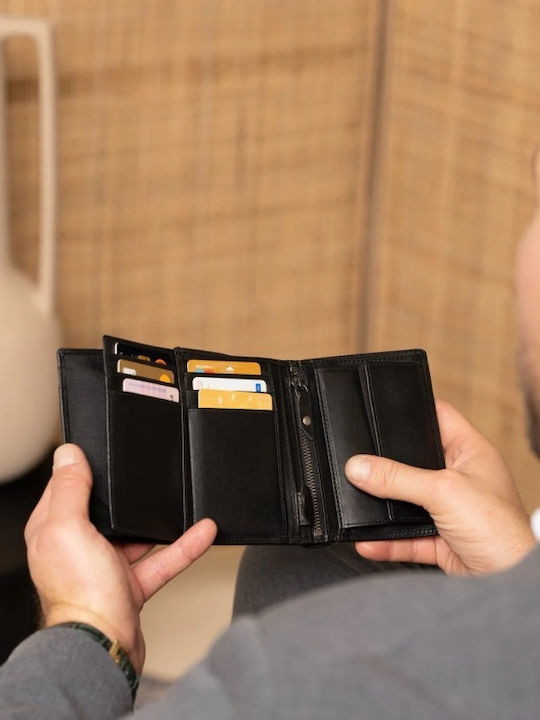 Brand Portofel bărbătesc Cărți cu RFID Negru