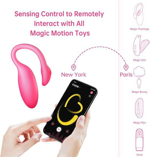 Magic Motion Flamingo Klassisch Vibrator mit Fernbedienung Rosa