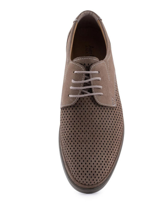 Leder Herren Freizeitschuhe Anatomisch Braun