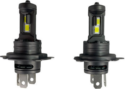 Bi LED Bulbs H4 Low or High Beams Plug-n-play 90,000 Lux 36 Watt 6000k 900% Brighter 2pcs
