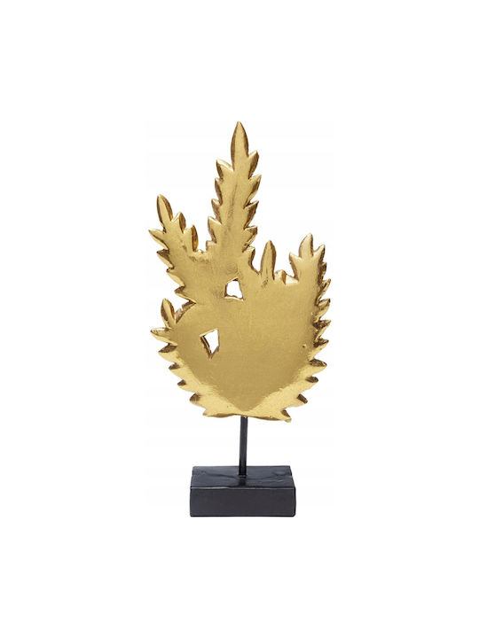 Dekorative Tischblätter 14x5x30cm Gold